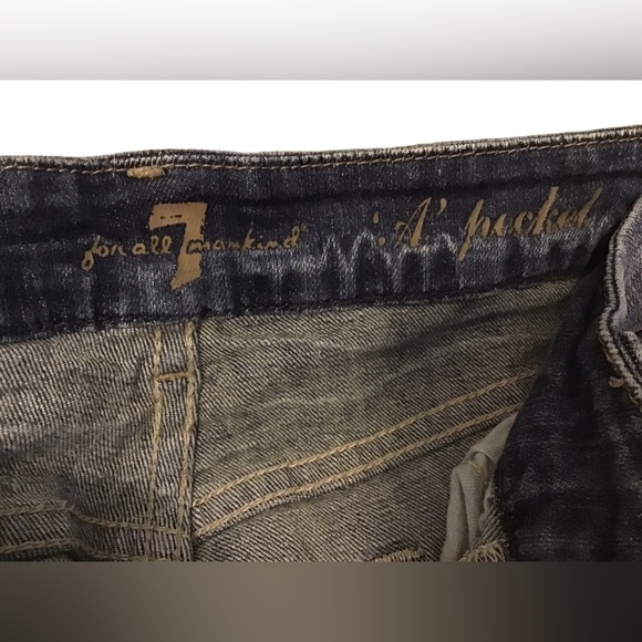 7 For All Mankind A-Pocket boot cut jean, size 29 - Picture 5 of 12